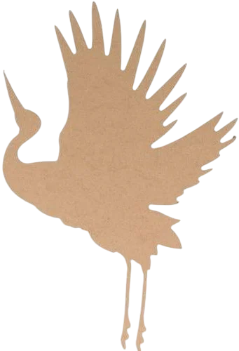 Silueta grulla